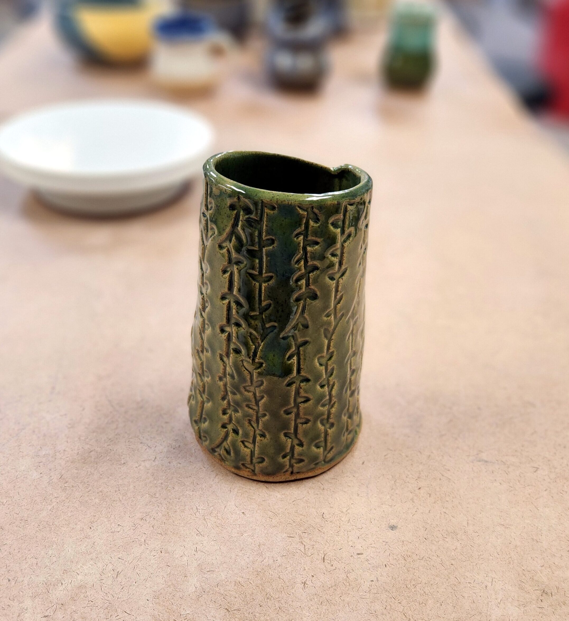 Make a Textured Vase with Mother