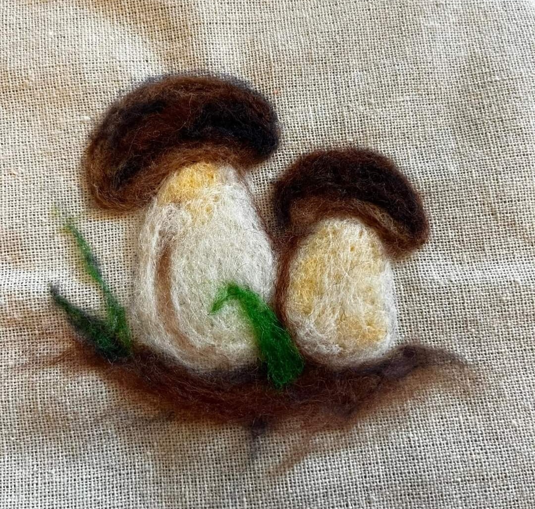 Painting with Wool (2D Needle Felting)