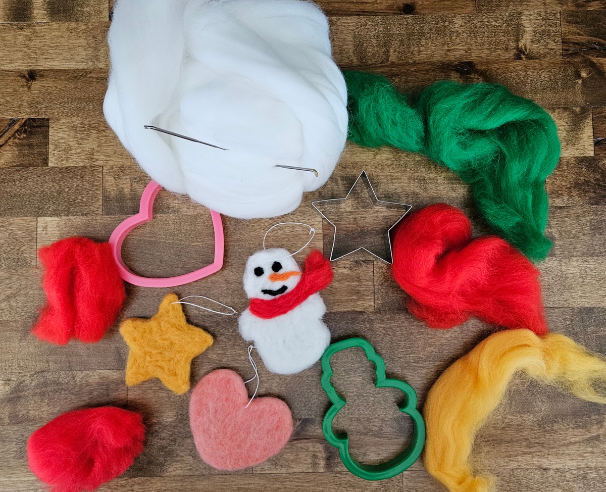 Felted Christmas Ornaments