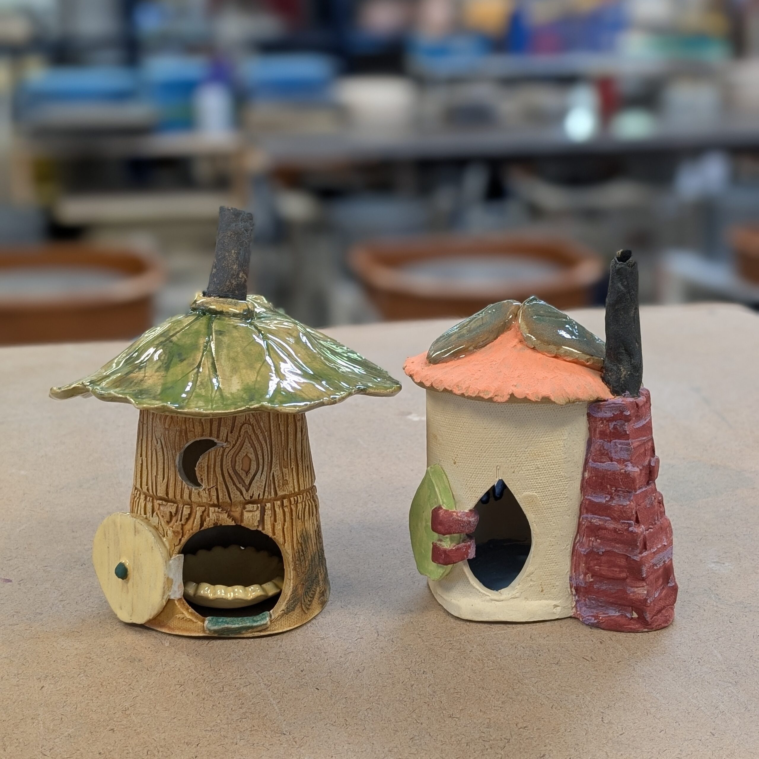 Clay Faerie House Smokers