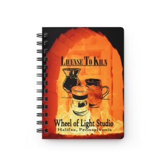 Kiln Studio Spiral Journal — "License to Kiln" Pottery Sketch & Notes